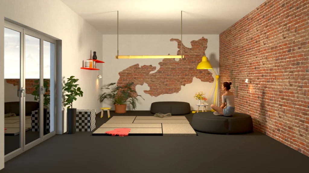 Bondage Wohnzimmer
