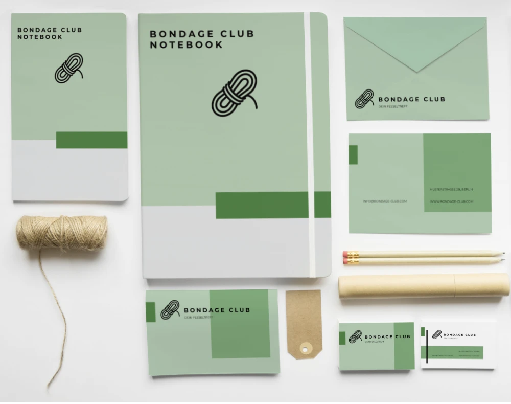 Branding & Design für Erotikunternehmen Corporate Design für einen Bondage Club