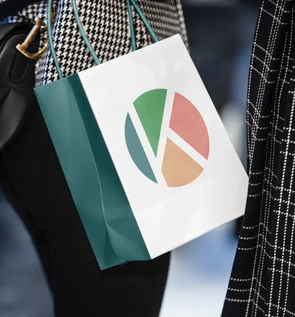 Deine Marke in Bewegung Einkaufstasche mit Branding eines modernen Sexshops