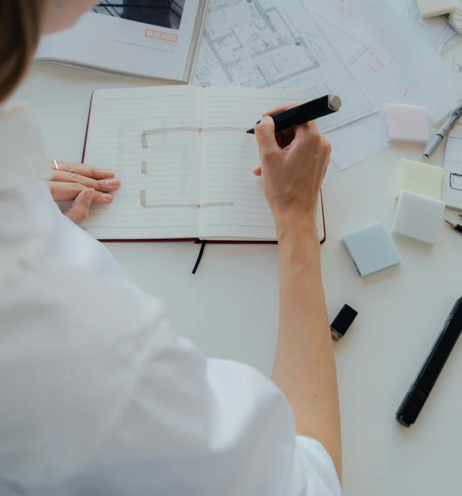 Sexshop-Layout mit Wirkung Skizze für das Interior Design beim Sexshop eröffnen