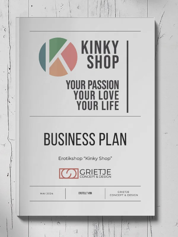 Businessplan für einen modernen Erotikshop von Grietje Concept & Design