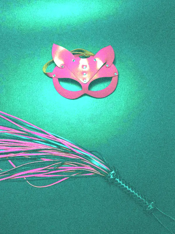 Maske Flogger bunt