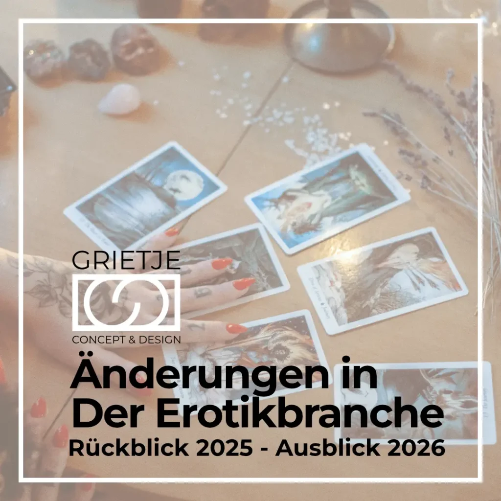 Beitragsbild zu Veränderungen in der Erotikbranche 2026 mit Tarotkarten