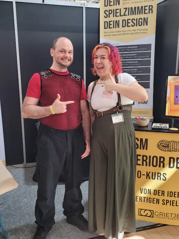 Grietje Concept Design mit Gründer Marcel auf der Obscene Messe 2026