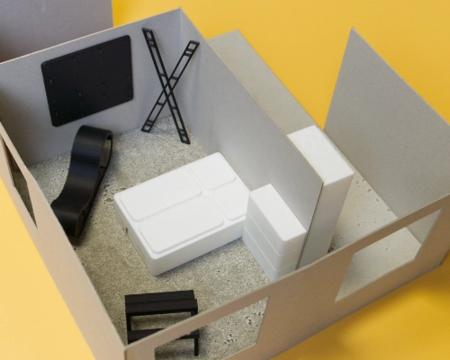 Fertig geplantes BDSM Spielzimmer im Modell