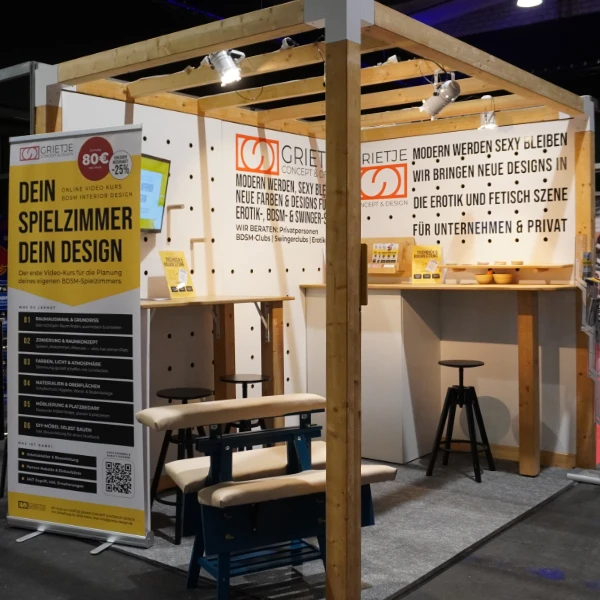 Grietje Concept Design Boundcon 2026 Messestand BDSM Spielzimmer