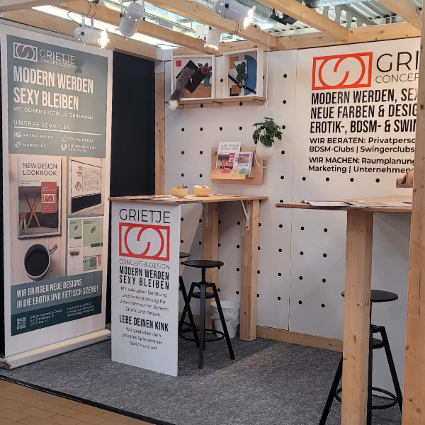 Grietje Concept Design Messestand Obscene 2024 Erotikbranche